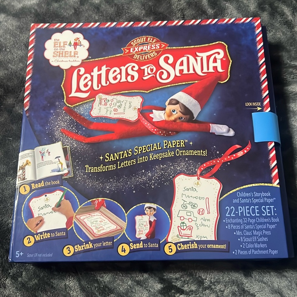 The Elf on the Shelf Letters to Santa Children’s Story Book 22 Piece Set